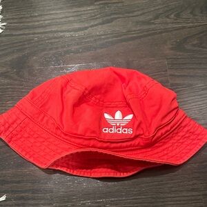 Adidas Red Bucket Hat
